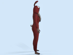 menina coelho kigurumi 2 Modelo 3D