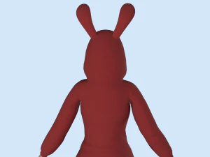 menina coelho kigurumi 2 Modelo 3D