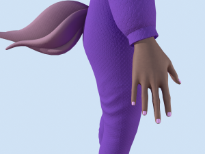 girl kigurumi unicorn 3D Model