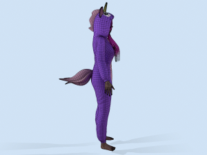 girl kigurumi unicorn 3D Model