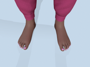 girl kigurumi unicorn 2 Modelo 3D