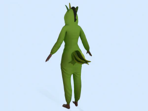 girl kigurumi unicorn 4 3D Model
