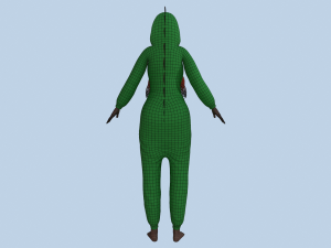 girl kigurumi dragon Modelo 3D