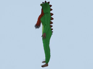 girl kigurumi dragon 3D Model