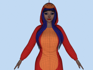 girl kigurumi dragon 2 Modelo 3D