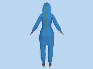 girl kigurumi dragon 3 3D-Modell