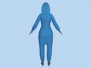girl kigurumi dragon 3 3D Model