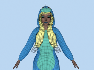 girl kigurumi dragon 3 3D-Modell