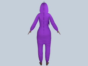 girl kigurumi dragon 4 3D Model