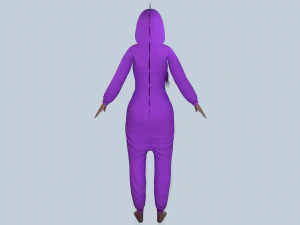 girl kigurumi dragon 4 3D Model