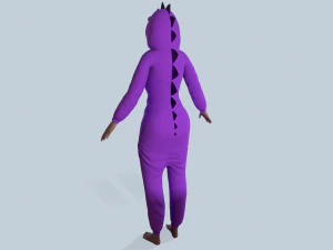 girl kigurumi dragon 4 3D Model