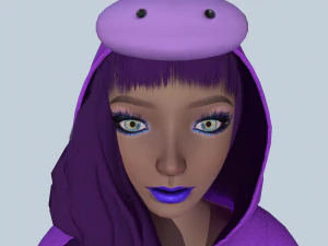girl kigurumi dragon 4 3D Model