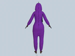 girl kigurumi dragon 4 3D Model