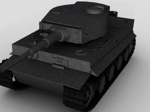 탱크 호랑이 3D 모델