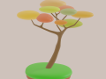 Autumn tree 3D Model