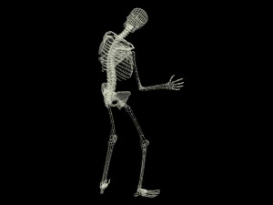 Set di animazioni 3D con scheletro truccato 3 - 25 in 1 Modello 3D