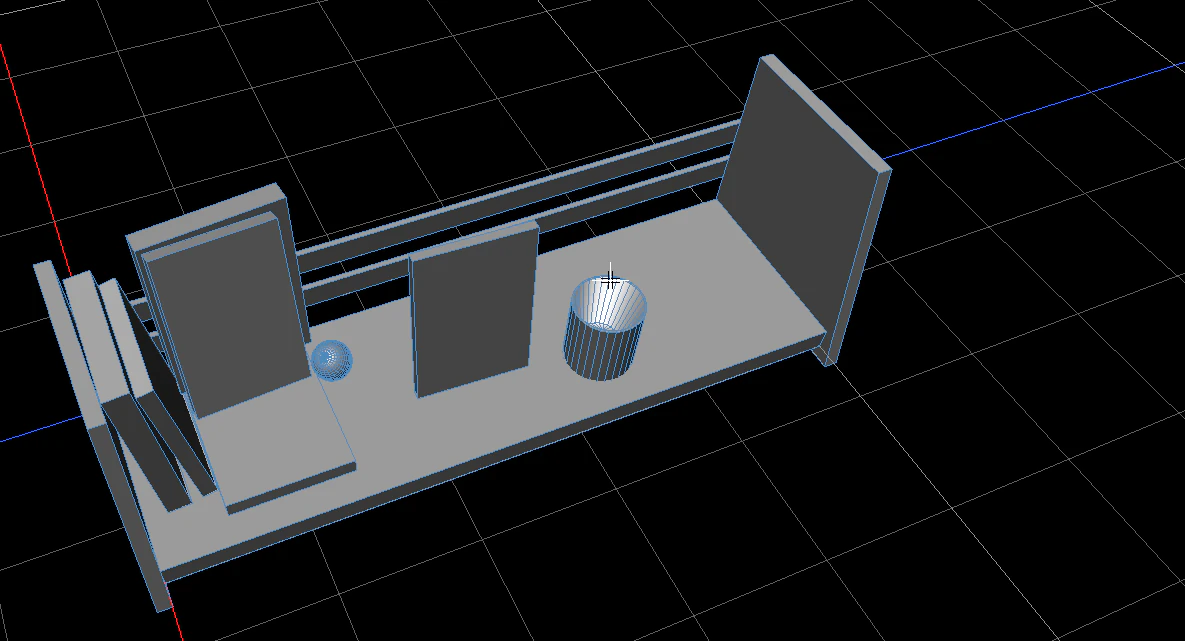 shelf 3D Model .c4d .max .obj .3ds .fbx .stl .blend 