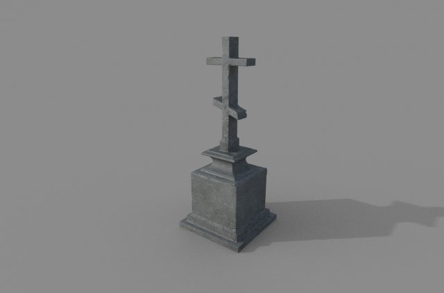 Gravestone 3D 모델 .c4d .max .obj .3ds .fbx .stl .blend 