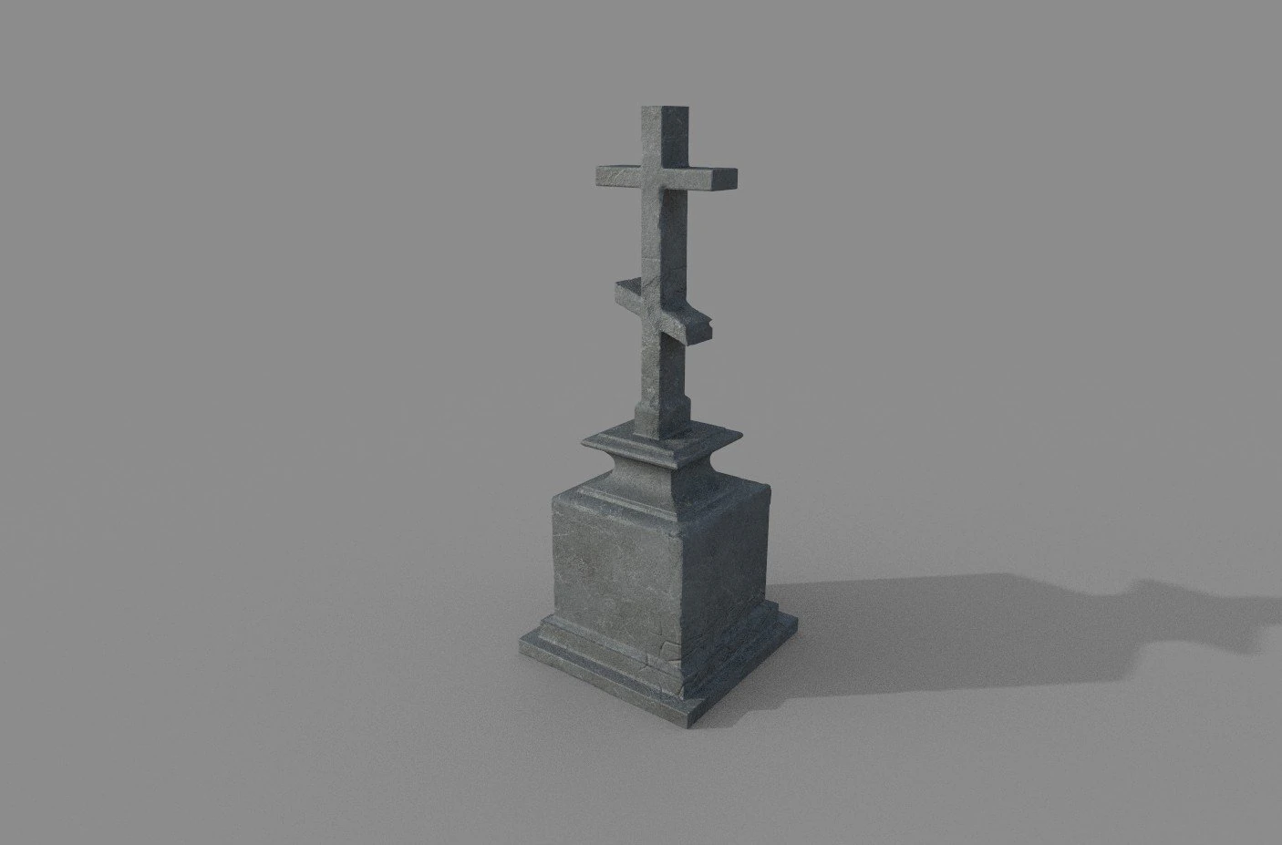 Gravestone 3D Model .c4d .max .obj .3ds .fbx .stl .blend 