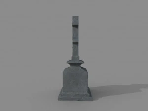Gravestone 3D Model