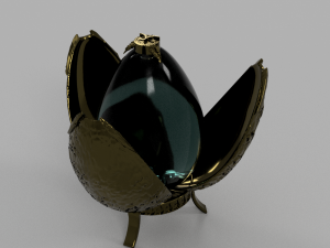 harry potter and goblet of fire egg 3d print model Modello 3D