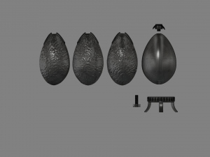 harry potter and goblet of fire egg 3d print model Modello 3D