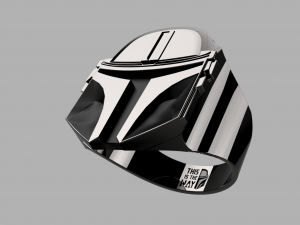 mandalorian ring Modèle 3D
