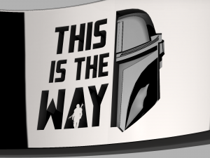mandalorian ring 3Dモデル