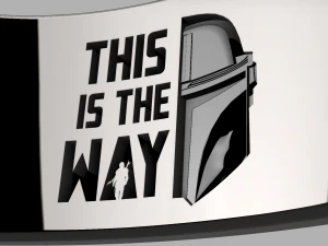 mandalorian ring 3D Model