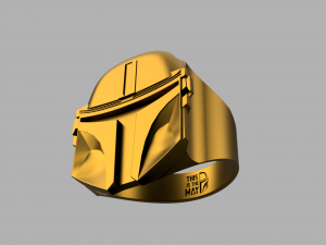 mandalorian ring 3Dモデル