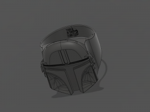 mandalorian ring 3Dモデル