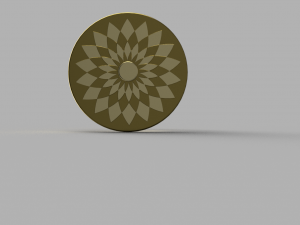 ring flower-sun 3D Модель