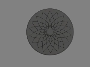 ring flower-sun 3D Model