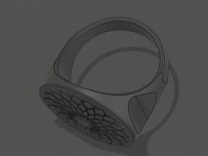 ring flower-sun 3D Модель