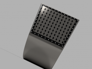 brutal crown ring Modèle 3D