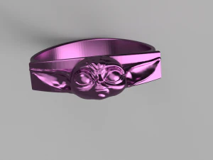 baby yoda ring mandalorian 3D Model