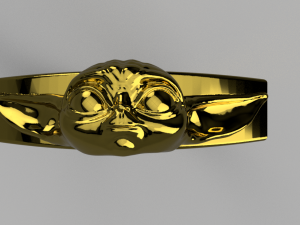 baby yoda ring mandalorian 3D 모델