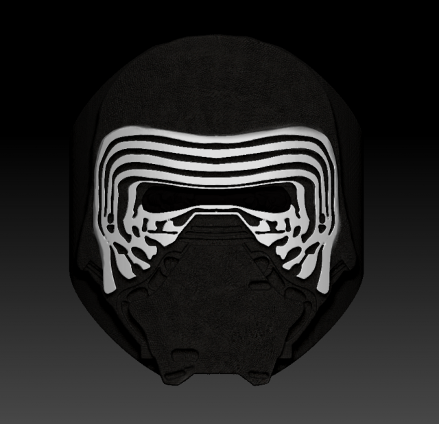 cailo ren mask ring 3D Model .c4d .max .obj .3ds .fbx .stl .blend 