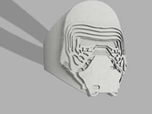 cailo ren mask ring 3D Model