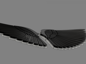 angel wings 3D 模型