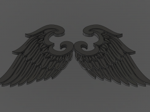 wings 3Dモデル