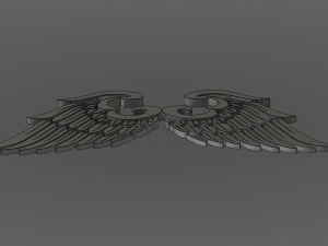 wings 3Dモデル