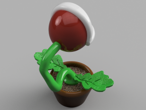 mario cart piranha plant 3D-Modell
