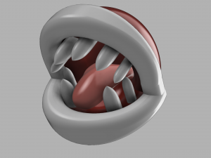 mario cart piranha plant 3D-Modell