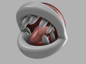 mario cart piranha plant 3D Model
