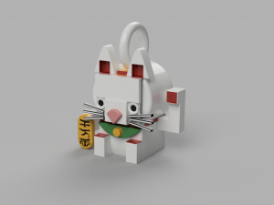 maneki neko or keychain Modelo de impresión 3D