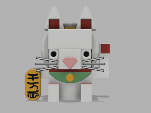 maneki neko or keychain Modelo de impresión 3D