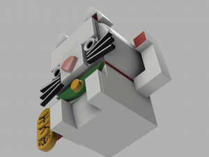 maneki neko or keychain Modelo de impresión 3D