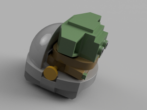baby yoda or keychain Modelo de impresión 3D