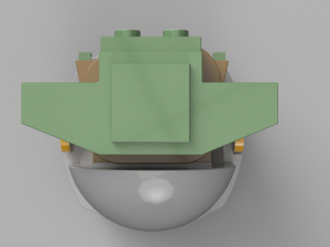 baby yoda or keychain Modelo de impresión 3D